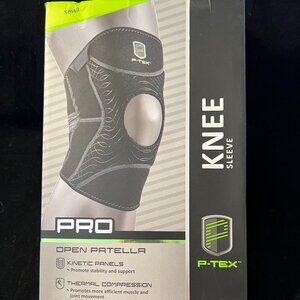 P-TEX Pro Open Patella Knee Sleeve NIB Small